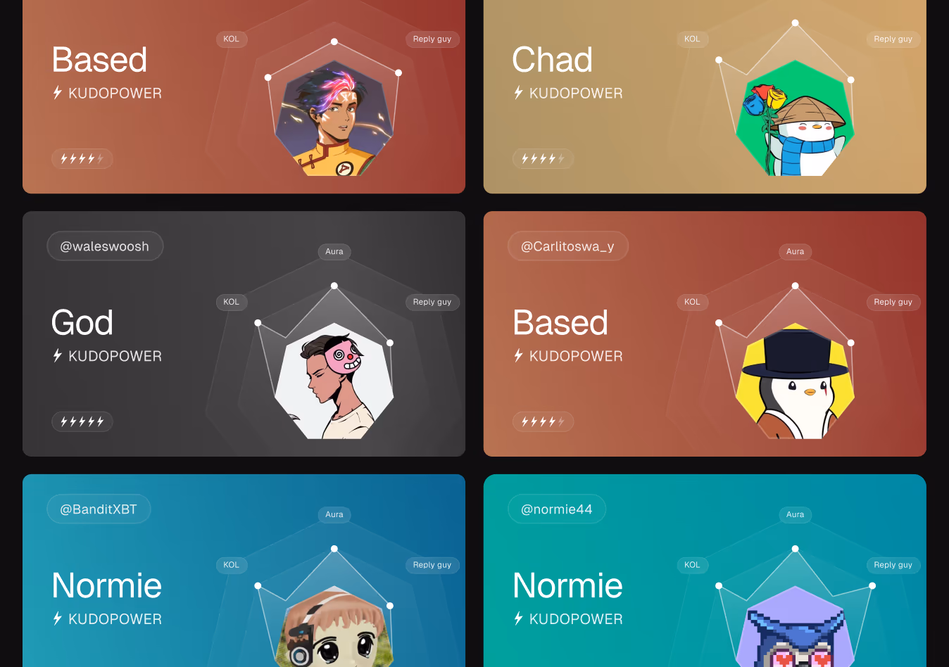 Kudoswap shareable Kudos reveal cards